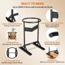 NEW SALE | Wood Splitter, XL Log Splitter for 8.6" Dia. Wood, Portable "V" Shaped Finger-safty Firewood Cutter, Heavy-duty Solid Steel Wedge Manual Log Maker, With Protection Bag for Home Campsite Image 5
