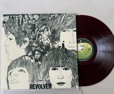 The Beatles Revolver 1973 Red translucent