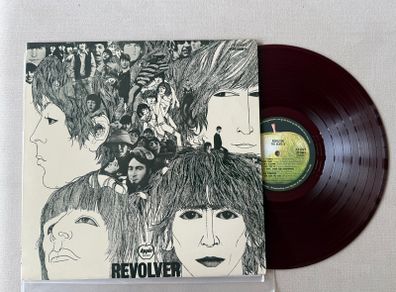 The Beatles Revolver 1973 Red translucent