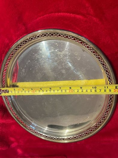Silver plated tray