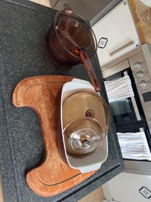 Vintage French saucepans and other vintage bits