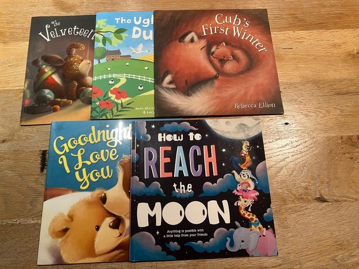 Kids Bedtime Story Books X5 Velveteen Rabbit Ugly Duckling More For ...