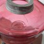 Antique Cranberry Oil Lamp Base Spare Image 4