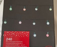 240 Berry string lights multicolor