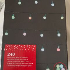 240 Berry string lights multicolor