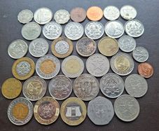 A Lot of 219 grams coins from Ghana (1958-2022)