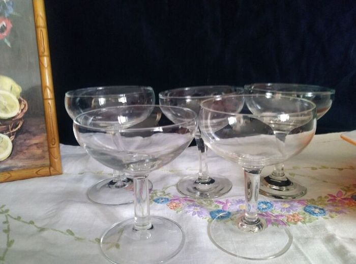 vintage, Champagne glasses, Champagne glass, champagne saucers
