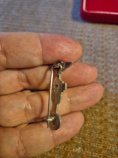 Unique Item 1930s-40s  Sterling Silver Legio Mariae Brooch. Legion of Mary.