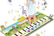 Kids Piano Mat, Piano Music Mat Dance Mats Touch Play Mats Floor Keyboard Musical Carpet Mat Gift Toys for 2 3 4 5 6 Years Old Kids Boys Girls Toddlers MULTIPLE COLOURS AVAILABLE, SEE PHOTOS (FREE POSTAGE)