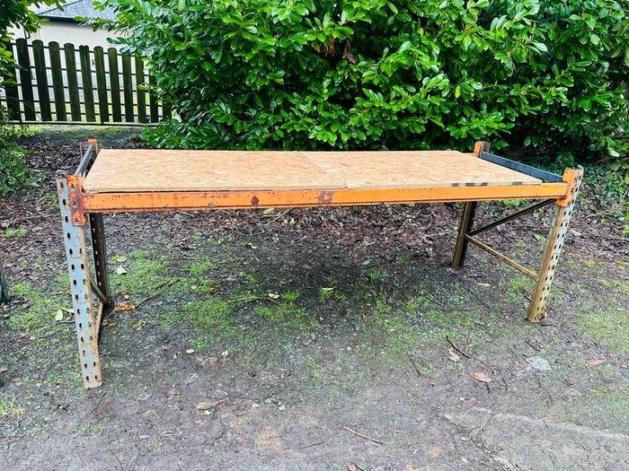 9ft Long Work Bench - With Boards - Very Heavy Duty