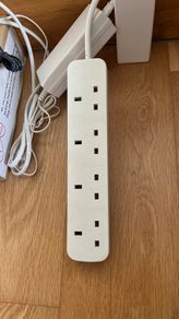 3 x IKEA Koppla 4-Way Extension Leads - White