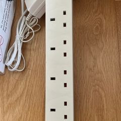 3 x IKEA Koppla 4-Way Extension Leads - White