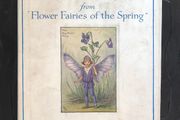 Antique Book Spring Songs with Music from "Flower Fairies of the Spring"