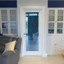 Deanta primed Shaker Clear glass Doors 78x28" Image 5