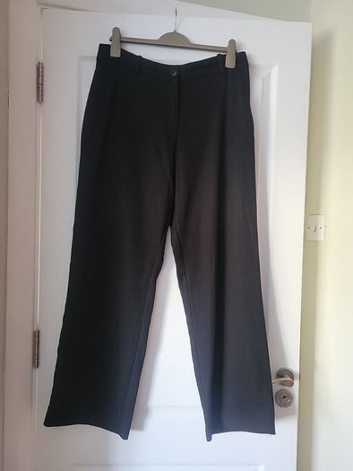 Black Wide Leg Trousers