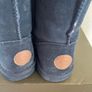 Navy LAMO Leather Wool Boots Image 3