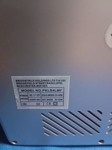 Can post mini 240v 12v fridge