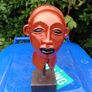 Vintage Terracotta Bust on Stand Image 6