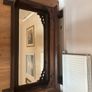 Mirror mantel - dark brown wood Image 2