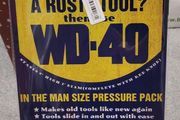 Funny WD40 : Metal Sign