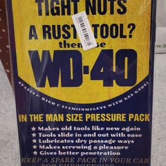 Funny WD40 : Metal Sign