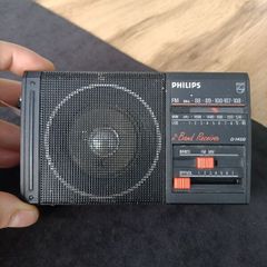 Vintage Philips D1402 3 Band Portable Radio FM MW LW