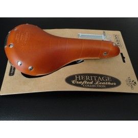 Heritage Cromo Premium Leather Saddle 280Mm 155Mm - Honey - See more at: http://lookyourbike.com/heritage-cromo-premium-leather-saddle-280mm-155mm-honey