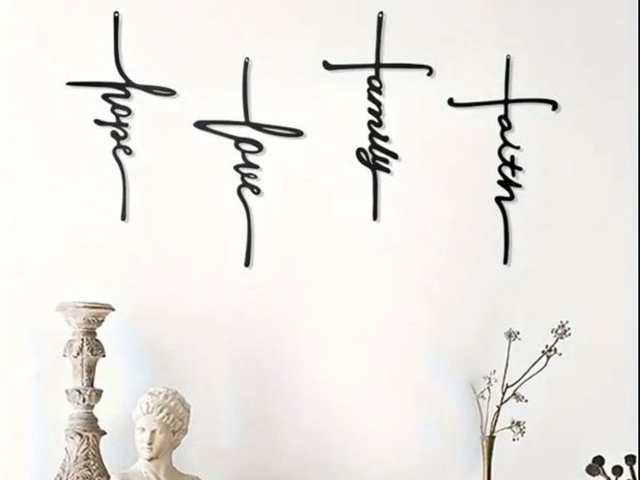 Beautiful 4 piece wall art