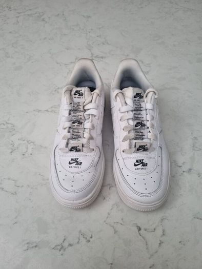 Nike Air Force 1 LV8 3 GS white black Double Air CJ4092-100 UK 3 EU 35.5