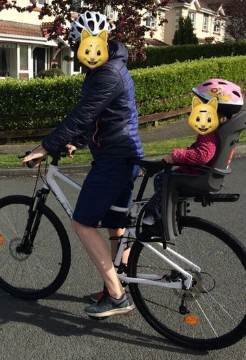 Hamax siesta kids bike seat lockable