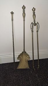 Brass Fire Set