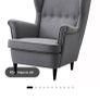 Grey Armchair Image 6