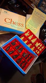 Rare unused Handmade Chess Set