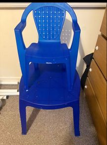 plastic table and chair