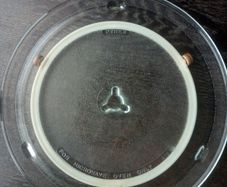Microwave Plate (26 cm / 10.2 in) + Ring Holder