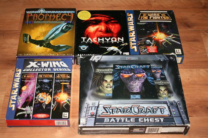 Vintage Games collection , STAR WARS , Star Craft etc