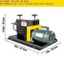 400W Electric Wire Stripping Machine, 1.5-38mm Portable Automatic Wire Stripper, Cable Benchtop Wire Stripping Machine with 10 Blades for Scrap Copper Image 4