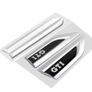 Silver Volkswagen GTI Car Metal Sticker Auto Side Fender Body Badge Decals For VW Rline GTI Polo Golf Passat Tiguan Arteon Caddy Jetta Beetle Scirocco Image 2