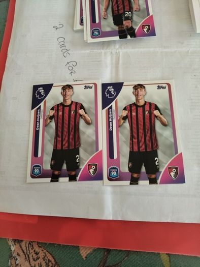 AFC Bournemouth Topps Premier league cards