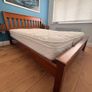 Solid Wood Bed Frame + Mattress Image 8