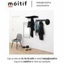 Black Coat Rack and Shelf Image 3