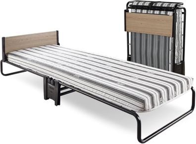 Revolution Folding Bed with Rebound e-Fibre Mattress, Compact, Single