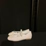 girls white sparkle shoes Image 3