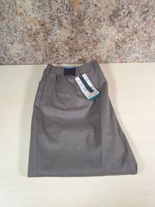 womens TONI wool blend trousers normal regular slim fit Size UK 22 EU 48 brown  RRP 90 euros made in Germany