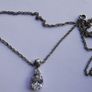 Vintage Sterling Silver 925 Pendant Necklace length 18" - 4,4g Image 7