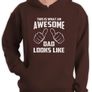 Awesome Dad Hoodie Image 2