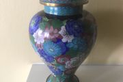 Antique/ Vintage Chinese Cloisonne Jar with Lid