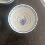 Set of 4 Blue & White Ceramic Rice/Soup Bowls with Matching Spoons Image 2