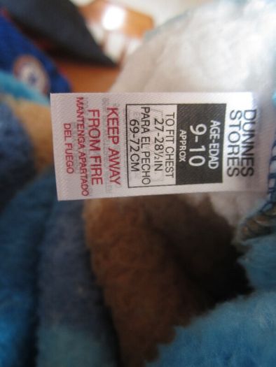ALL IN ONE     age 9    fleece