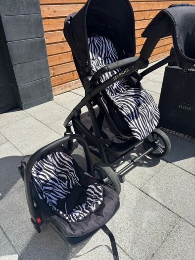 3 in 1 Savanna Travel System Pram